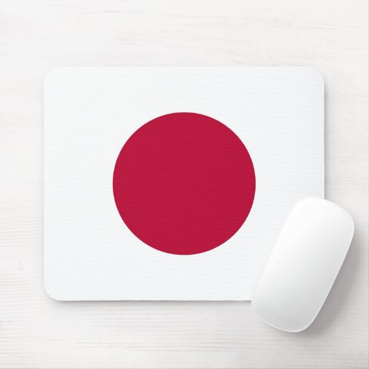 Mauspad mit japanischer Flagge (Mit Mouse)