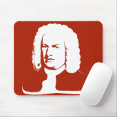Mauspad mit Johann Sebastian Bach (Mit Mouse)