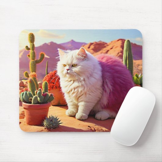 Mauspad mit Katze für Katzenliebhaber (Mit Mouse)
