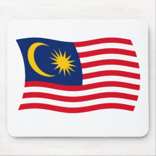 Mauspad mit malaysischer Flagge