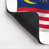 Mauspad mit malaysischer Flagge (Ecke)