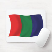 Mauspad mit Marsflagge (Mit Mouse)
