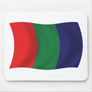 Mauspad mit Marsflagge