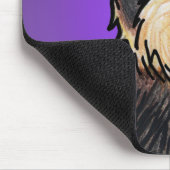 Mauspad mit Norwich Terrier (Ecke)