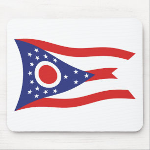 Mauspad mit Ohio-Flagge