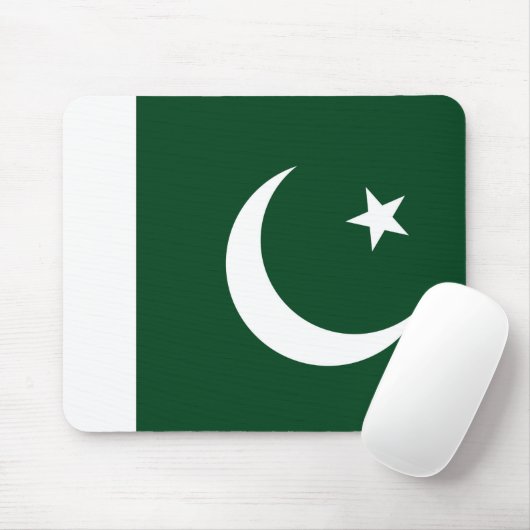 Mauspad mit pakistanischer Flagge (Mit Mouse)