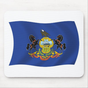 Mauspad mit Pennsylvania-Flagge