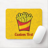 Mauspad mit Pommes Frites (Mit Mouse)