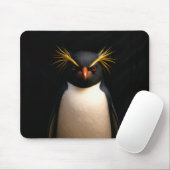 Mauspad mit Rockhopper-Pinguin (Mit Mouse)