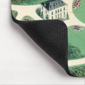 Mauspad mit Schloss und Garten (Ecke)