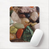 Mauspad mit Steinen und Kristallen (Mit Mouse)