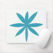 Mauspad mit türkisfarbenem Star (Mit Mouse)