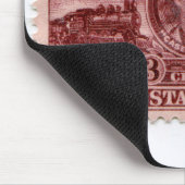 Mauspad mit US-Poststempel (Ecke)