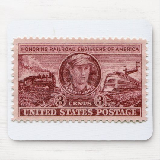Mauspad mit US-Poststempel (Vorne)