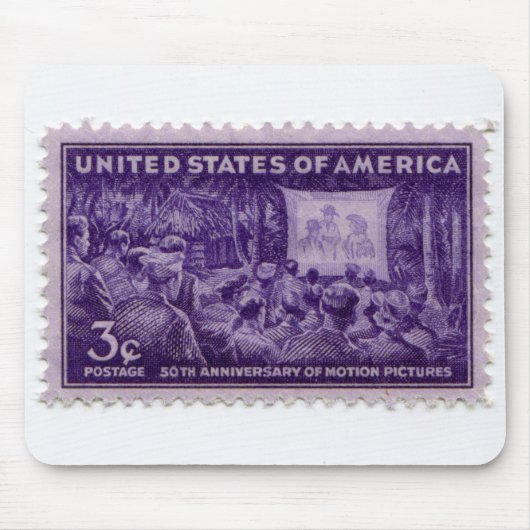Mauspad mit US-Poststempel (Vorne)
