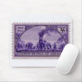 Mauspad mit US-Poststempel (Mit Mouse)