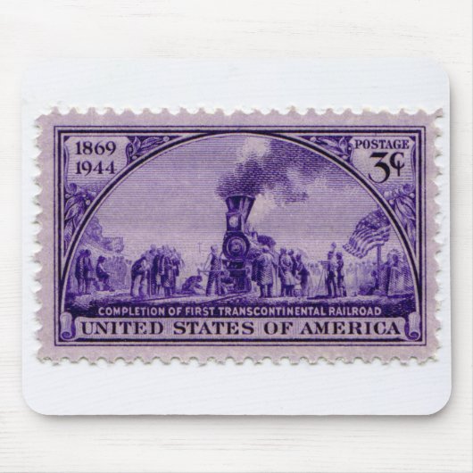 Mauspad mit US-Poststempel (Vorne)