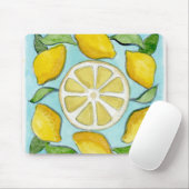 Mauspad mit Zitronendesign (Mit Mouse)