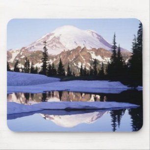 Mauspad Mt Rainer Schneeszene