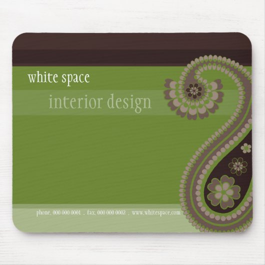 MAUSPAD: Paisley 3 Mousepad (Vorne)