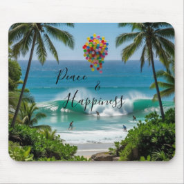 Mauspad Peace & Happiness