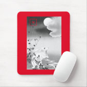 MAUSPAD RABBIT IN BEZUG AUF DEN Mond JAPANISCH (Mit Mouse)