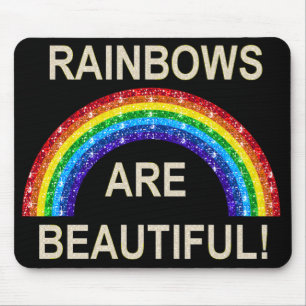 Mauspad Regenbogen sind schön