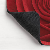 Mauspad - Rote Rosenblume (Ecke)