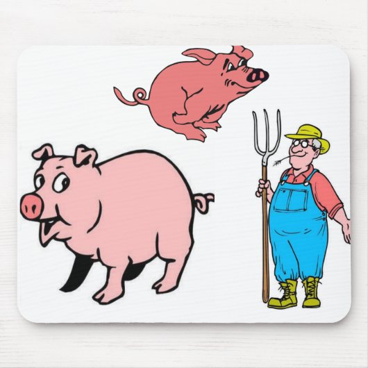 Mauspad-Schwein Mousepad (Vorne)