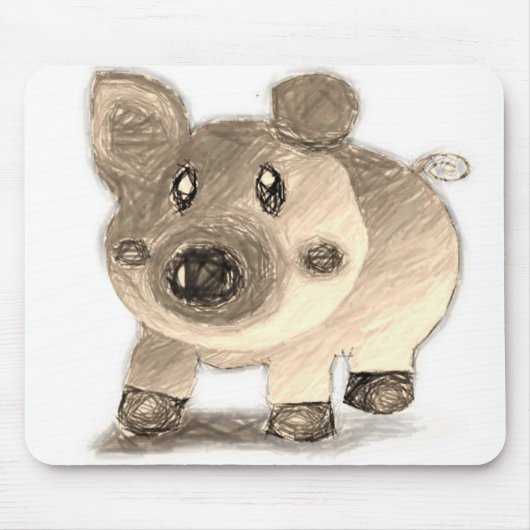 Mauspad-Schwein Mousepad (Vorne)