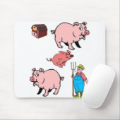 Mauspad-Schwein Mousepad (Mit Mouse)
