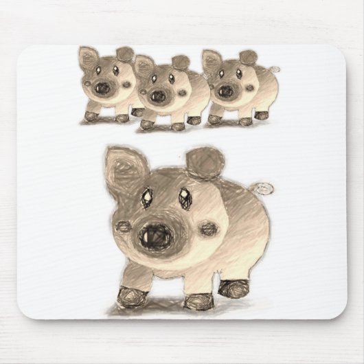 Mauspad-Schwein Mousepad (Vorne)