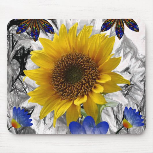 Mauspad Sonnenblume (Vorne)