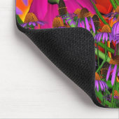 Mauspad Sonnenschein Blumen (Ecke)