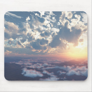 Mauspad Sonnenuntergangs Himmel