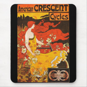 Mauspad Vintage American Crescent Cycles