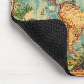Mauspad-Vintage Atlas Collection Mauspad (Ecke)