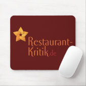 Mauspad von Restaurant-Kritik.de (Mit Mouse)