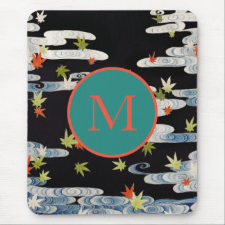 MAUSPAD WASSER UND BLÄTTER JAPANISCHE KUSTOM INITI