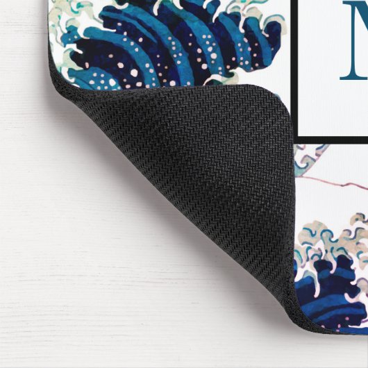 MAUSPAD WAVE PATTER JAPANISCHE KUSTOM-INITIAL (Ecke)