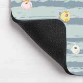 Mauspad – Whimsy-Gesichter (Ecke)