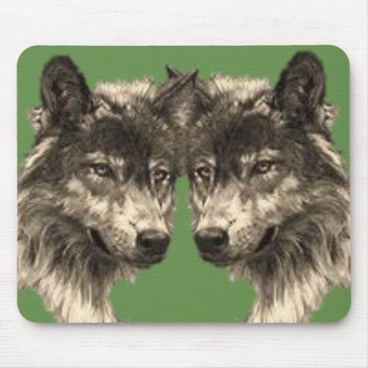 Mauspad Wolf (Vorne)