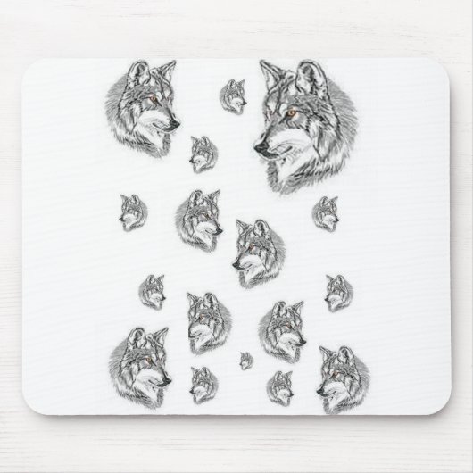 Mauspad Wolf (Vorne)