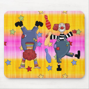 Mauspad-Zirkusclowns Mousepad