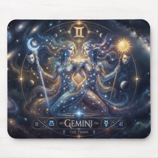 Mauspad, Zwillinge Mousepad (Vorne)