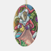 MAUSSANTA BRINGT GUTE KATZCHENCHRISTMAS, Niedlich Keramik Ornament (Rechts)