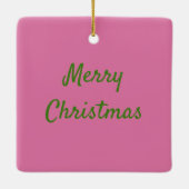 MAUSSANTA BRINGT GUTE KATZCHENCHRISTMAS, Niedlich Keramikornament (Rückseite)