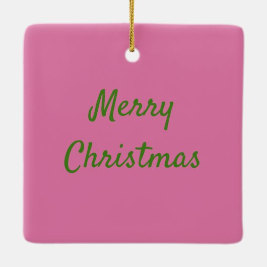 MAUSSANTA BRINGT GUTE KATZCHENCHRISTMAS, Niedlich Keramikornament (Rückseite)