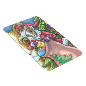 MAUSSANTA BRINGT GUTE KATZCHENCHRISTMAS, Niedlich Magnet (Rechte Seite)