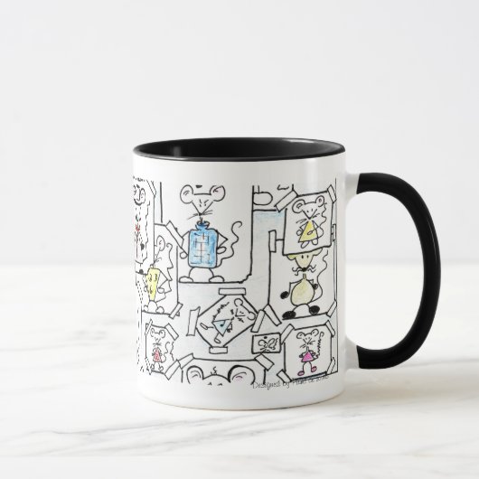 Mausskizzen Pastell Tasse (Rechts)